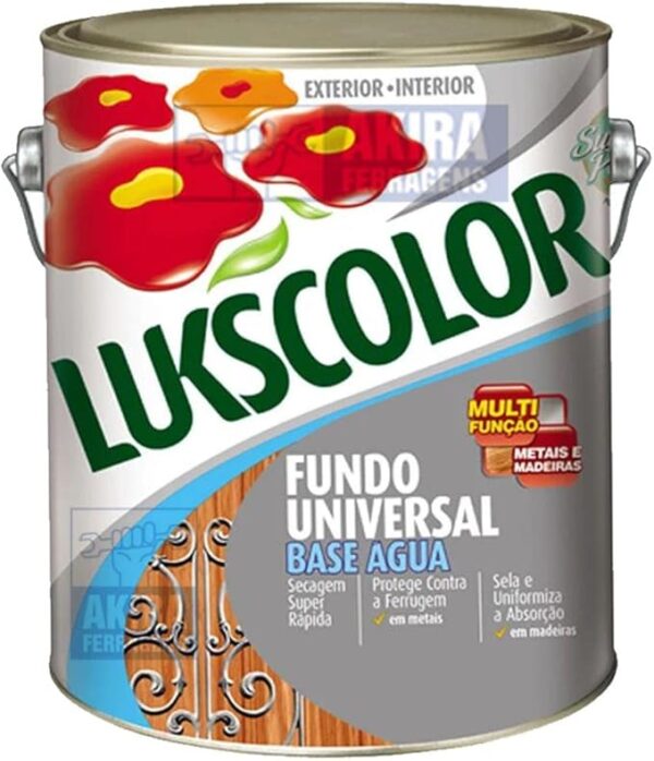 Fundo Base Agua Met/ Madeira 3,6L - Lukscolor
